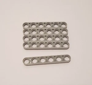 5x Lego® Technic Liftarm flach 1 x 6 hellgrau 32063 Technik 4211586 - Picture 1 of 2