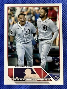 2023 #210 Detroit Tigers Topps Serie 1 Béisbol Greene Continúa Impresionando - Imagen 1 de 2