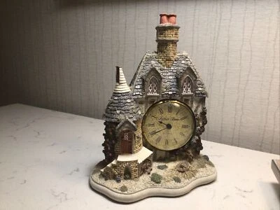 Father Time,The Farmhouse,Quartz Clock,signed Lon Herbert, 1991, 8”x6”x4”, 3lbs. - Image 1 of 4