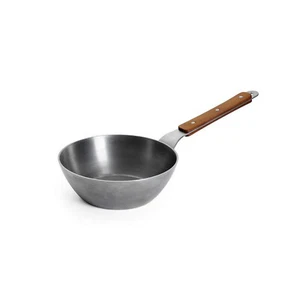 Woll "Carbon Steel" Saute-/Hochrandpfanne, mit Holzstiel-Optik 20 cm - Induktion - Bild 1 von 12