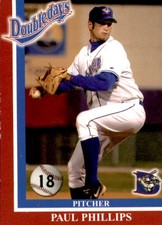 2005 Auburn Doubledays Team Issue #25 Paul Phillips Blissfield Michigan MI Card