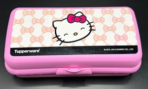 Tupperware Sanrio Hello Kitty Pink Latching Container Pencil Case Box 2013 - Picture 1 of 14