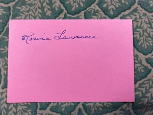 Rosina Lawrence - Our Gang - Way Out West - Pick a Star - Signed Autograph - Picture 1 of 2