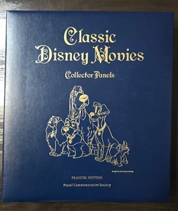 Classic Disney Movies Collector Panels Postal Society Stamp Book, 14 Movies - Picture 1 of 21