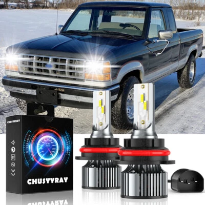 For FORD Ranger 1990-2011 LED Headlight Kit 9007 HB5 6500K White Hi/Lo CSP Bulbs - Image 1 of 4
