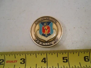 RARE 90TH SPACE WING / MEDICAL WARREN AFB AIR FORCE MILITARY CHALLENGE COIN USAF - Picture 1 of 3