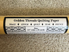 Papier courtepointe fil d'or 20 yards x 12" - point de trace saut de déchirure, NEUF