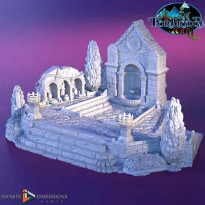 Pilgrim's Fountain - Torbridge Cull Wargaming Terrain D&D DnD - Imagen 1 de 1