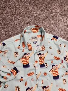 RSVLTS The Sandlot Button Up Shirt All Over Print  Size Small Scotty Smalls  - Picture 1 of 6