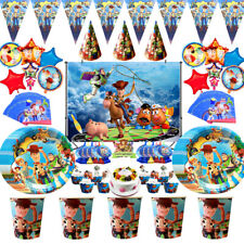 Toy Birthday Story Decorations Party Supplies Plates Cups Banner Cover Balloons