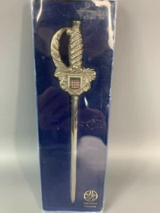 Vintage Marque Deposee Monaco Letter Opener Sword Handle 7.25" - Picture 1 of 6
