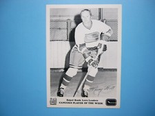 1970/71 ROYAL BANK LEO'S LEADERS VANCOUVER CANUCKS NHL PHOTO MURRAY HALL SHARP!!