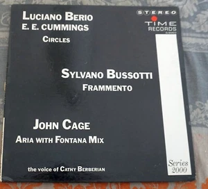 LUCIANO BERIO & E.E. CUMMINGS, SYLVANO BUSSOTTI,: circles, frammento, aria - Imagen 1 de 9