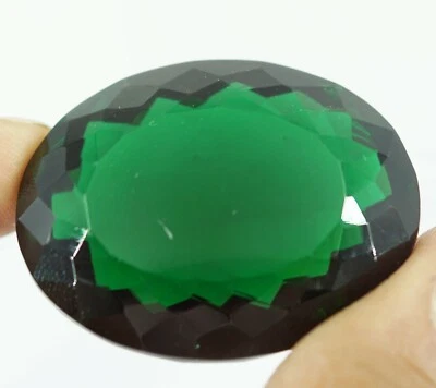EGL Certified Natural Brazilian 133.65 Ct Oval Shape Green Topaz Loose Gemstone - Image 1 of 4