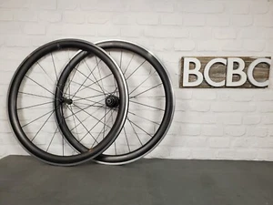 HED Jet 4+ Plus Carbon Clincher Rim Brake Wheelset Shimano/SRAM 11 Speed 700c - Picture 1 of 9