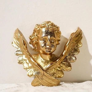 Cherub Wandskulptur Wandbild Deko Wandschmuck Kunstwerk Andenken - Bild 1 von 7