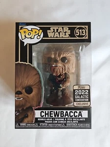 Funko Pop! Star Wars Chewbacca Box #513-2022 Galactic Convention Exclusive New - Picture 1 of 8