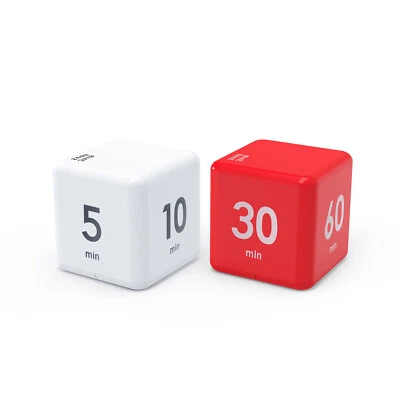 Timer Küchen 2,6 Zoll Würfel-Timer 2 Stück Schwerkraftsensor-Flip Timer Kinder - Bild 1 von 4
