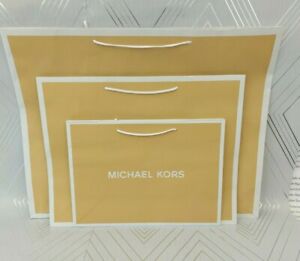 BRAND NEW Hard Paper Gift Bag Michael Kors Store Bags Flat Pack