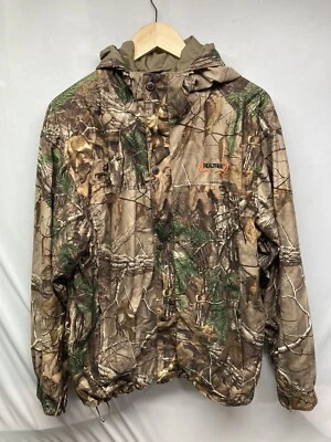Realtree XTRA Woodland Camo Hunting Jacket Size Large Scent Control Camouflage - Image 1 of 4