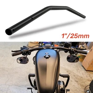 Manillar de barra de arrastre de 1" de tiro bajo para motocicleta Harley Sportster 48 72 883 1200 - Imagen 1 de 11