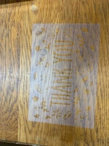 Danke Overlay Laser geschnitten Mylar Airbrush robust wiederverwendbar #229 - Bild 1 von 1