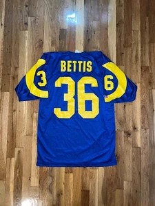 JEROME BETTIS Russell Athletic ST LOUIS LOS ANGELES RAMS Jersey 44 NFL Steelers - Picture 1 of 6