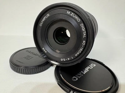 Near MINT Olympus M.Zuiko 40-150mm f4.0-5.6 Zoom Lens MicroFourThirds Black #136 - Image 1 of 4