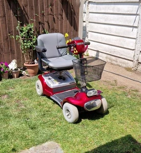 Mobility Scooter Sterling Sapphire 4 LS Heavy Duty 4mph Red GOOD CAN DELIVER - Picture 1 of 14