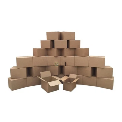 2 Room Economy Kit- 30 Moving Boxes, Bubble Roll, & Packing Tape - Image 1 of 4