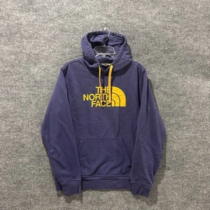 The North Face Lila & Gelb Langarm Pullover Hoodie Herren Gr. Small S - Bild 1 von 8