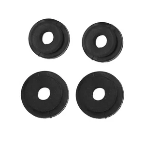 4x Black Radiator Mounting Rubber Grommets Easy to Install Car Radiator Mount - Picture 1 of 4