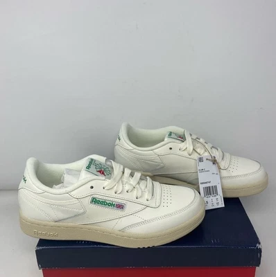 Reebok Club C 85 Vintage Chalk/Glen Green Kids GS Size 5.5Y - Image 1 of 4