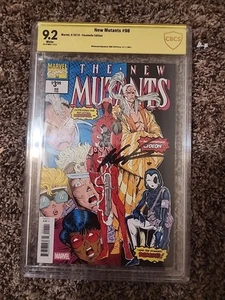 New Mutants #98 Facesimile CBCS 9.2 Signed Rob Liefeld - Picture 1 of 3