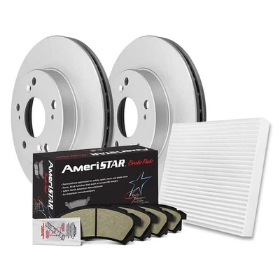 Pastillas de freno delanteras y rotores para Toyota Camry 2007-2017 y para Lexus ES350 cerámica Foto 1 de 4