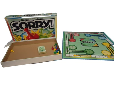 1998 PARKER BROTHERS SORRY BOARD GAME 00390 ( no instructions) ^ - Image 1 of 4