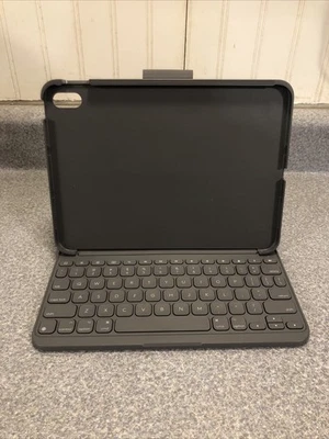 New  no touch pen Logitech Slim Folio Bluetooth case Apple iPad 10th Gen Gray - Image 1 of 2