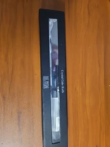 Cuchillo cortador de pasteles de cristal Oleg Cassini rebanador boda ocasión especial.  - Imagen 1 de 5