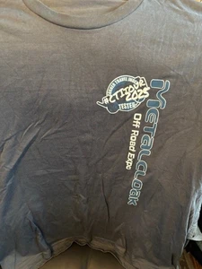 CAMISETA CAPA METÁLICA GRIS XL Racing Offroad Overlanding Trails UTV BITD KOH - Imagen 1 de 2