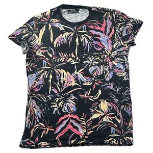 Bershka Tropical Short Sleeved Cotton T-Shirt Boys UK Size XS - Picture 1 of 12