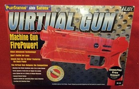 Nuby Red Virtual Gun (Sony Playstation 1 ps1/ Sega Saturn) Controller Pistol Toy