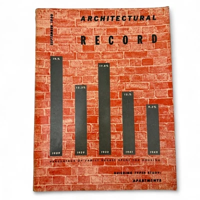 Architectural Record September 1950 – Apartment Housing and Urban Design Study - Image 1 of 4