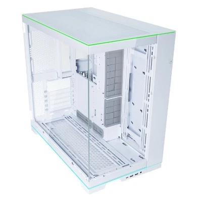 Lian-Li O11DERGBW Computer Case - Mid Tower TG 2x3.5HDD or 2.5 SSD White Retail - Image 1 of 4