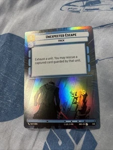 Star Wars Unlimited SotG Foil Hyperspace Card SHD349 Unexpected Escape - Picture 1 of 10