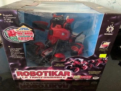 Gig Nikko Robotikar Rc Robot transformers Rc Car 1/8 Vintage - Immagine 1 di 3