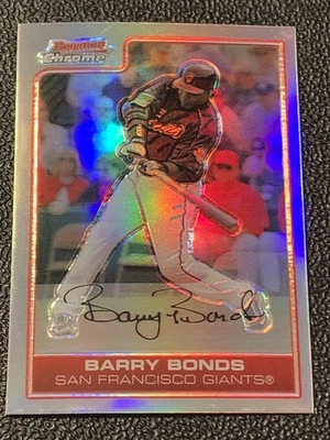 2006 Bowman Chrome BARRY BONDS Refractor #200 San Francisco Giants - Image 1 of 2