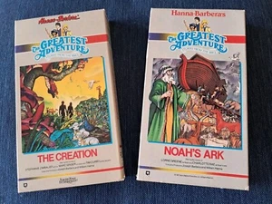 Hanna Barbera "The Greatest Adventures: Stories from the Bible" - 2 VHS tapes - Bild 1 von 3