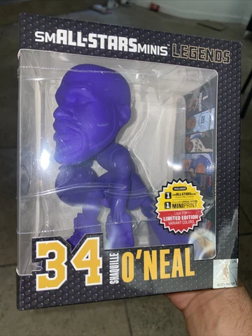 2022 smALL-STARS NBA LEGENDS SHAQUILLE O'NEAL LAKERS 6" PURPLE VARIANT RARE!!!! Cover