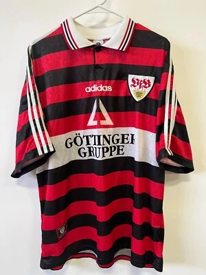 Vintage Adidas VFB Stuttgart 1997 -1998 Away Football Soccer Jersey Men's XL - Image 1 of 4