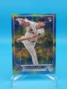 Kyle Muller 2022 Topps Chrome Sonic #70 Blue Yellow Sonic Pulse Refractor 16/75 - Picture 1 of 2